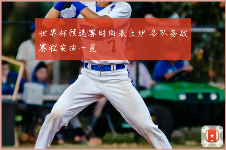 世界杯预选赛时间表出炉 各队备战赛程安排一览
